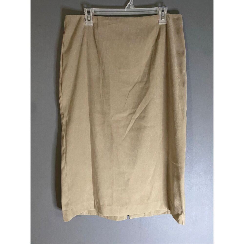 Cato Brown Beige Straight Pencil Skirt Size 12